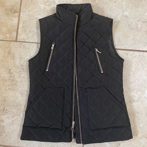 Copper Key Black Quilted Girls Vest 7/8